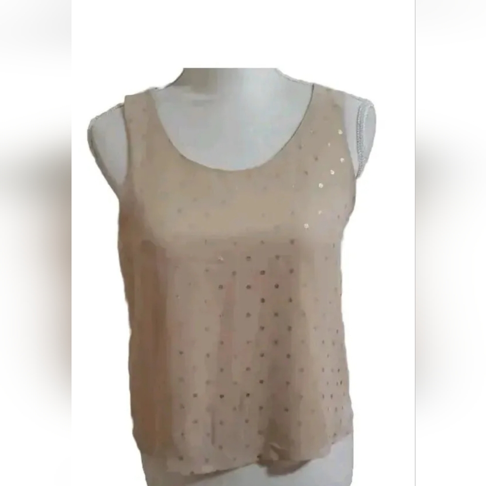 Forever 21 Polka Dot Tank Top Blouse Summer Spring size small